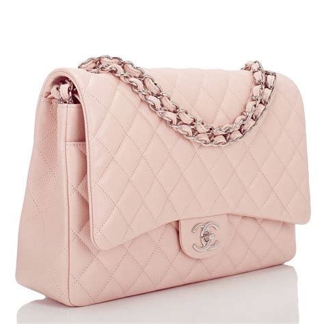 chanel light pink bag|pink chanel shoulder bag.